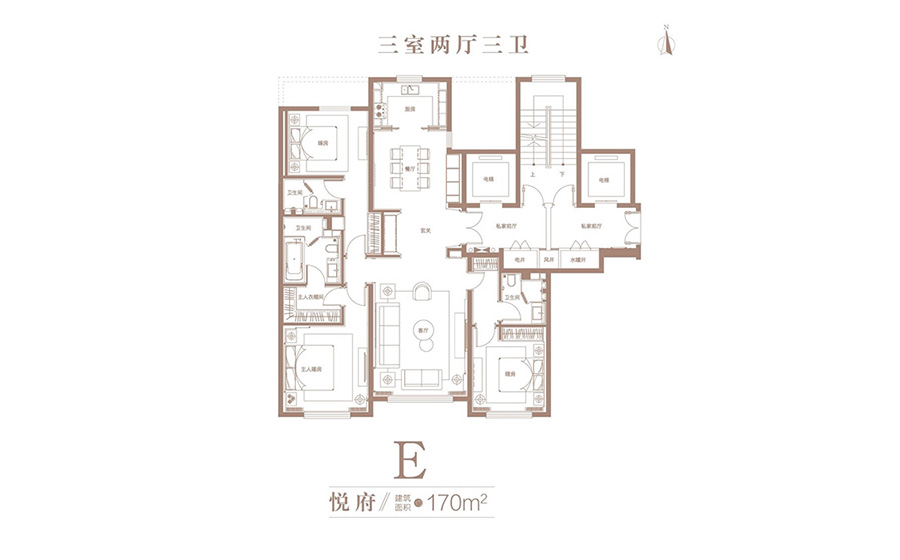 大苑海淀府3室2厅3卫