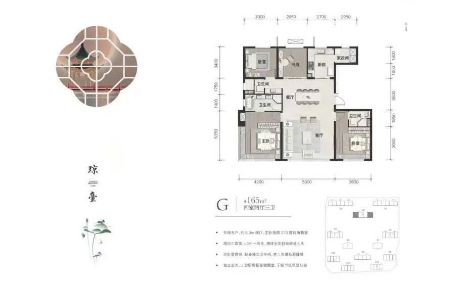 房山国贤府4室2厅3卫