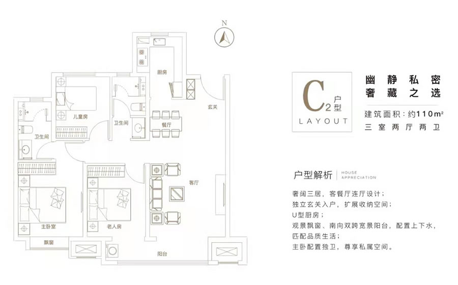 隆基泰和观棠上境C2户型