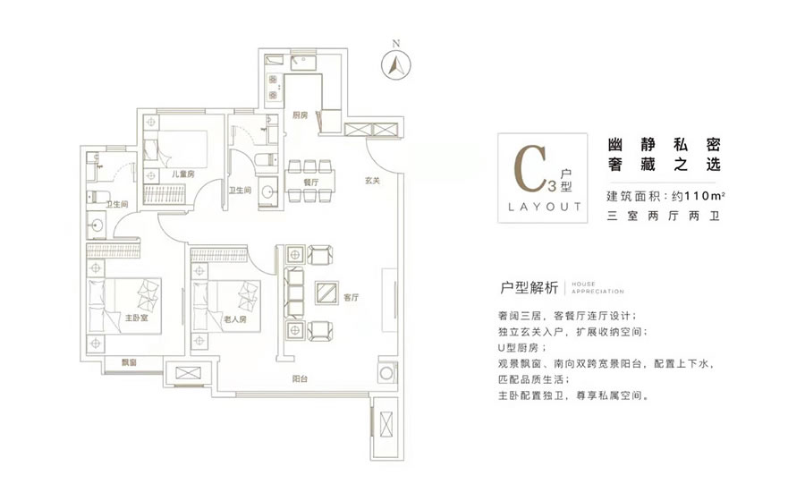 隆基泰和观棠上境C3户型