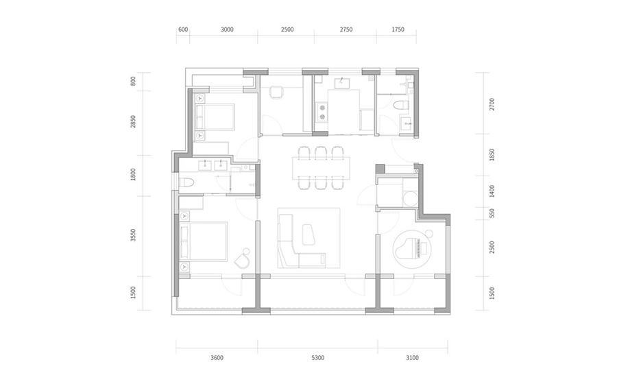 中建璞园4室2厅2卫